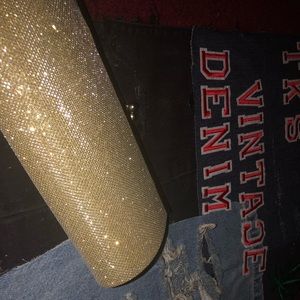 Thirfted Gold Clutch purse